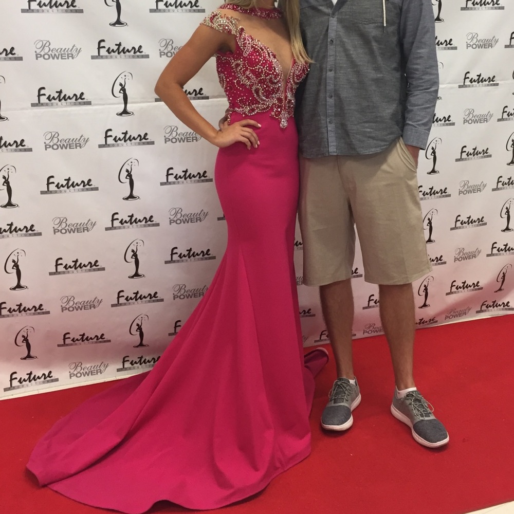 Custom Pageant Gown - Picture 3 of 5
